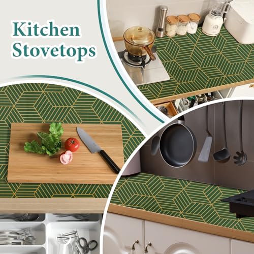 Shelf Liners for Kitchen Cabinets 12in x 30FT, Non Adhesive Cabinet Liner - Image 6
