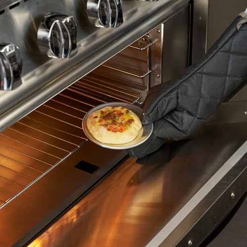 Restaurantware 6 Inch Aluminum Pizza Pan 1 Count Wide Rim Silver Pizza Pan, Heat Conductive Round Pizza Tray, Lightweight Corrosion-Resistant Serving Tray For Restaurant Or Home Use - Image 5