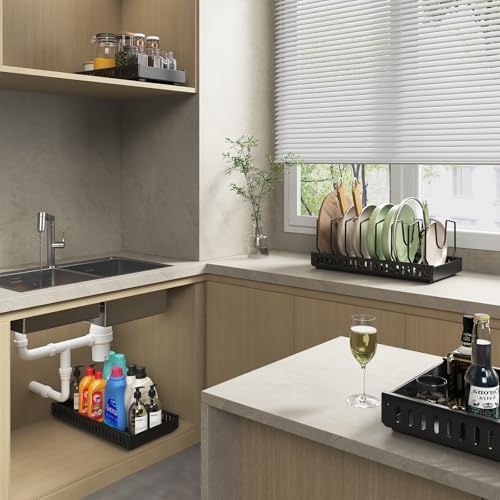 Pull Out Pot Lid Organizer, Cabinet Pan Rack, 10 Dividers - Image 6