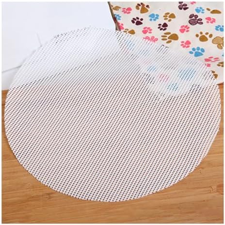 ECYC Ltd 11" Non Stick Silicone Steamer Liners White Reusable Round Silicone Steamer Liners Mesh Mat Pad Dim Sum Steamer Basket Liners Bamboo Steamer Liners for Home Kitchen Restaurant Cooking by ECYC+Ltd