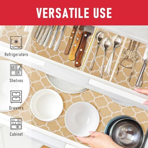 Cooyes 2 in 1 Refrigerator Liners, 6 Pack, 12“ × 24”， Fridge Drawer & Shelf Liners for Kitchen Cabinets Non-Adhesive, Breathable Cloth Material, BPAfree, Keep Produce Fresh Longer - Image 6