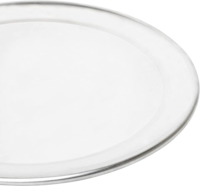 TrueCraftware- 9-Inch Aluminum Pizza Pans Set of 3 Wide Rim- Pizza Tray for Baking Bakeware Commercial Quality for Pizzeria Restaurant Home Kitchen - Image 3