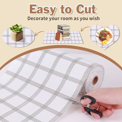 Shelf Liners for Kitchen Cabinets 17.3in x 20FT, Non Adhesive Drawer Liner - Image 4