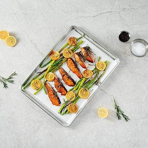 Restaurantware-Pastry Tek 12 x 16 Inch Parchment Paper Sheets, 1000 Greaseproof Baking Sheets For Oven - Pre-Cut, Double-Sided Silicone Coating, White Paper Nonstick Baking Sheet, Half-Size - Image 6