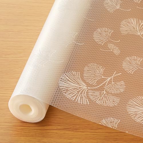 Cooyes Shelf Liner, Non Adhesive Drawer and Cabinet Liner, EVA Washable Oil-Proof Shelf Paper for Kitchen Cabinets, Refrigerator, Storage, Desks with Modern Pattern by Cooyes