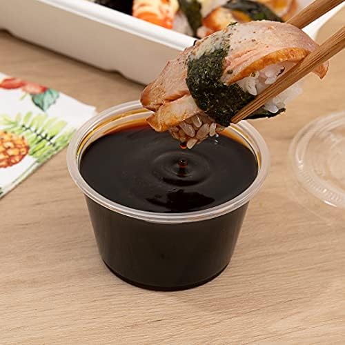 Restaurantware-Chef 101 4 Ounce Sauce Cups, 2000 Microwave-Safe Condiment Cups - Crack-Resistant, Disposable, Clear Plastic Portion Cup, For Samples, Sauces, Or Toppings, Lids Sold Separately - Image 5