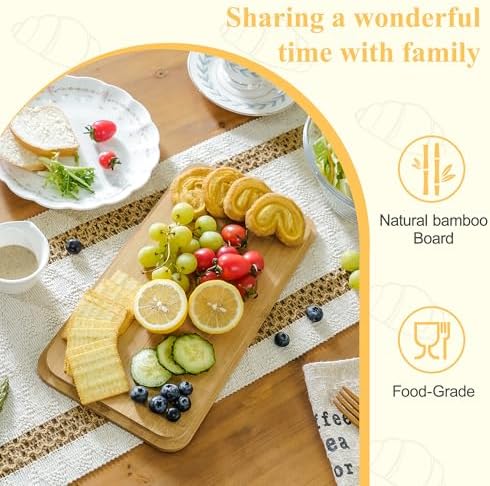Extra Large Vertical Stripe Embossed Bread Box with Bamboo Lid | Corner Breadbox for Homemade Bread, White Metal Bread Storage Container Bin for Kitchen Countertop, Fits 2 Loaves of Bread - Image 4