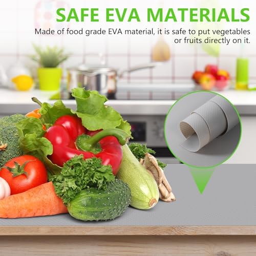 Shelf Liners for Kitchen Cabinets, Drawer, Fridge Liner Gray 11.8"× 393.7" - Image 7
