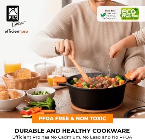 BRA COOKWARE Efficient Pro 10-Piece Cookware Set | Cast Aluminum Nonstick - Image 7