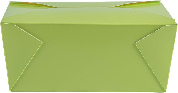 Restaurantware Bio Tek 98 Ounce Take Out Boxes 200 To Go Lunch Boxes - Tab-Lock Closure Heat-Tolerant Green Paper Disposable Lunch Boxes Greaseproof For Hot And Cold Foods - Image 15
