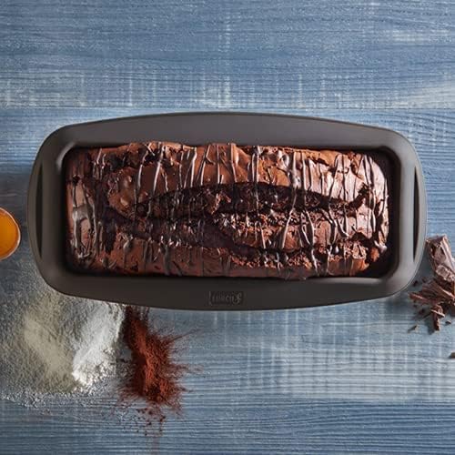 Lurch FlexiForm 585000 Loaf Tin Set of 2/2 Bread Baking Moulds 100% BPA-Free Platinum Silicone 25 x 9 cm Brown - Image 3