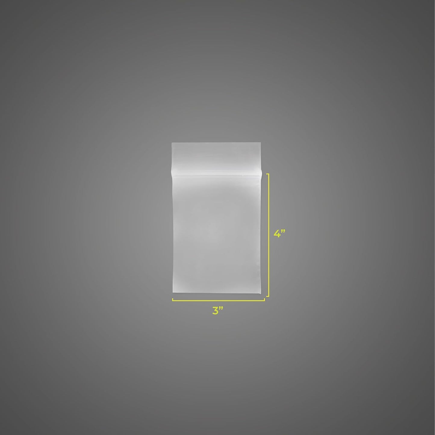 SNL | 3" X 4" - 2 MIL - 1,000 Bags | Small | Strong | Zipper Lock Reclosable, Clear, Disposable, Plastic Bags, For Food and Storage