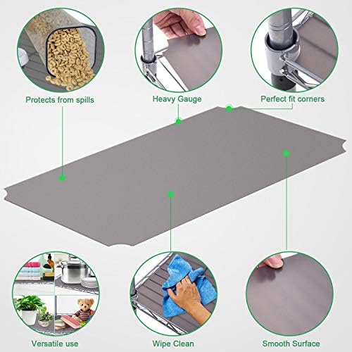 Slendor Wire Shelf Liner, 16" x 36" Plastic Shelf Liners for Wire Shelving - Image 4