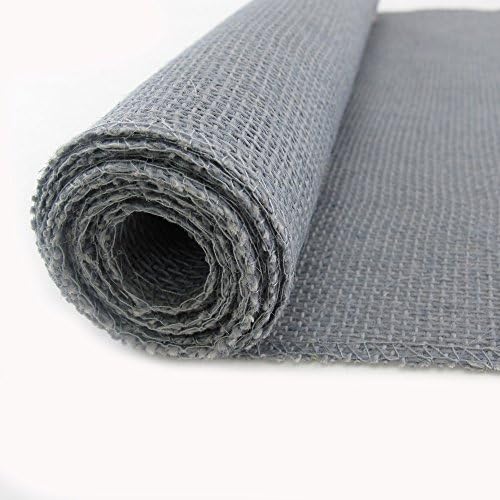 BambooMN 15" x 88" Vintage Hemp Burlap Table Runner for Rustic Wedding Bridal Shower Bachelorette Graduation Party Table Decor Decorations - 6 Pcs - Image 2