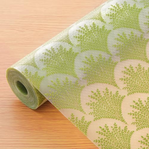 Cooyes Shelf Liners for Kitchen Cabinets, Refrigerator Liners Waterproof & Oil-Proof Kitchen Cupboard Liner Drawer Mats EVA Material Non Adhesive Fridge Liner for Shelves（11.8" W x 118" L） by Cooyes