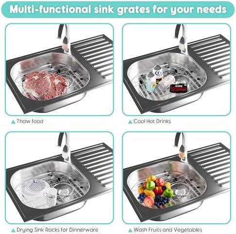 2Pack Stainless Steel Sink Protectors, 13" x 11-5/8" - Image 5