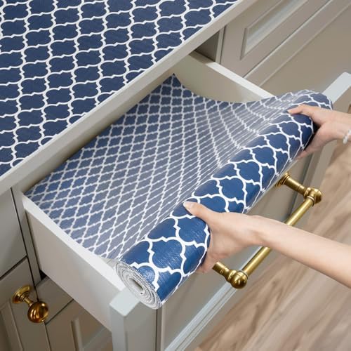 Shelf and Drawer Liner for Kitchen Cabinet Non-Adhesive Non Slip by Shinlendid