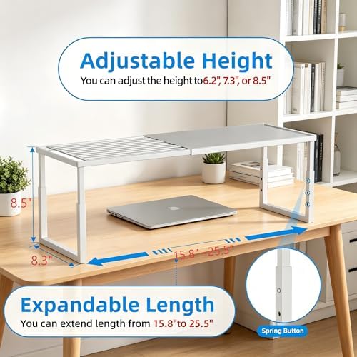Cabinet Shelves, 4 Pack Stackable Shelves for Pantry Storage - Image 2
