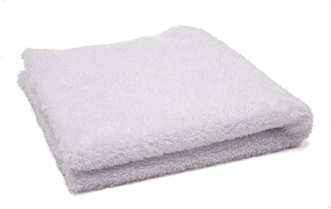Autofiber Korean Plush Premium Edgeless Microfiber Detailing Towels - Pack of 10, White (16 inch x 16 inch) - Image 2