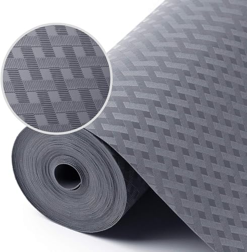 Shelf Liners for Kitchen Cabinets,Non Adhensive Drawer Mats 35.4"× 236.2" by StaHom
