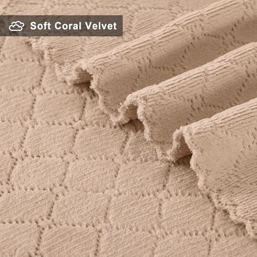 Homaxy 12 Pack Super Soft Absorbent Dish Cloths, 13" x 19", Tan - Image 2