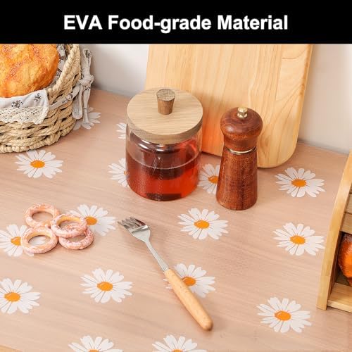 Cooyes Shelf Liner – Premium Non-Adhesive Cabinet & Drawer Liner for Kitchen – Waterproof Shelf Paper with Modern Pattern – Durable EVA Cabinet Mat – Easy to Cut (17.5" W x 197" L) - Image 3