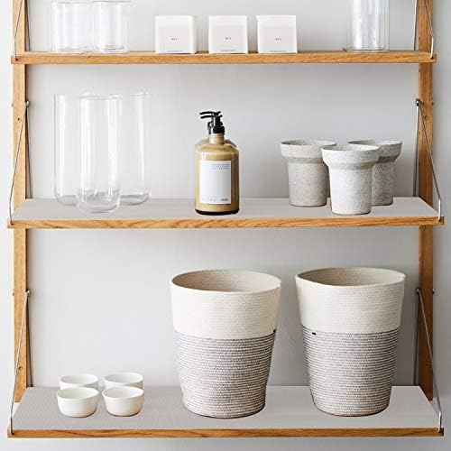 Kitchen Shelf Liner Drawer Liners, Non-Adhesive EVA Cabinet Liners, Cream - Image 6