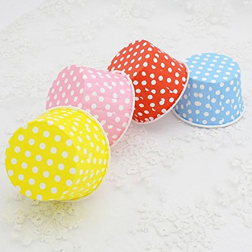 500-Pack Random Colorful Baking Cup, Dots/Stripes, Standard - Image 3