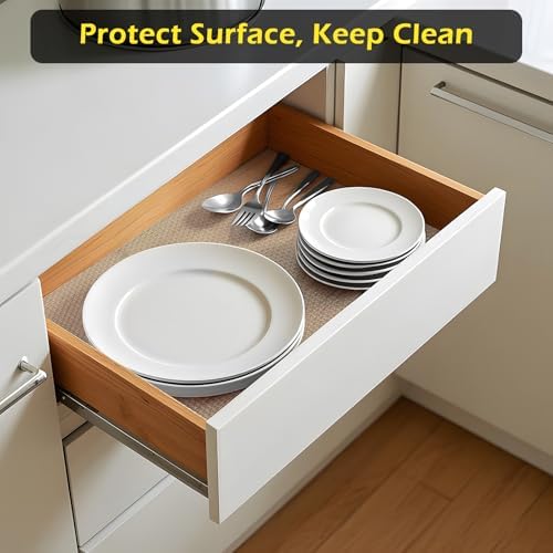 Shelf Liner, Refrigerator Liner, Drawer Liners for Kitchen Cabinet - Image 3