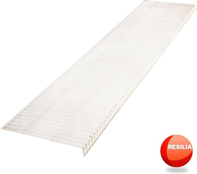 RESILIA Closet Shelf Liner for Wire Shelving – 12" Wide x 25' Long Heavy Duty Waterproof Liners, Clear PVC Covers for Kitchen Pantry, Bathroom Closet, & Cabinet Storage, Made in The USA - Image 9