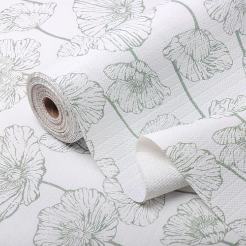 Quttisay Lotus Shelf Liner for Cabinets Kitchen Drawer Liners 15.7in x 10ft by Quttisay