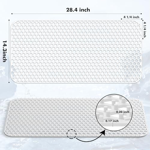 Bestjing Silicone Sink Protectors for Kitchen Sink-28.4"x 14.3", Universal - Image 3