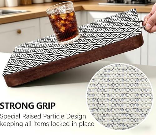 Coavas Shelf and Cabinet Liner, Easy Cut Protective (Black, 24 in x 20 ft) - Image 3