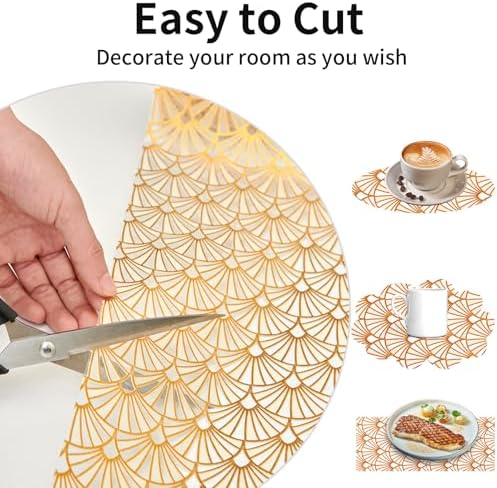 3D Drawer and Shelf Liner for Kitchen Cabinet: 12 in X 20 Ft Shelf Paper - Image 3