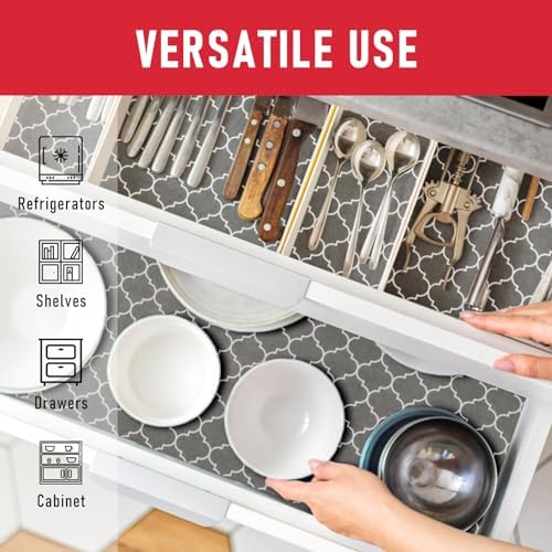 Cooyes 2 in 1 Refrigerator Liners & Fresh mats for Fridge Drawer and Glass Shelves, Absorbent Crisper Mats Washable, BPAfree Cloth Fridge Bin Liners-Keep Produce Fresh Longer - Image 6