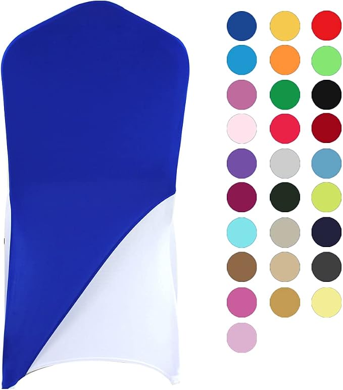Dark Blue Chair Cap Covers Sashes Bands/Hood Hat Dark Blue（10 pcs） - Image 2
