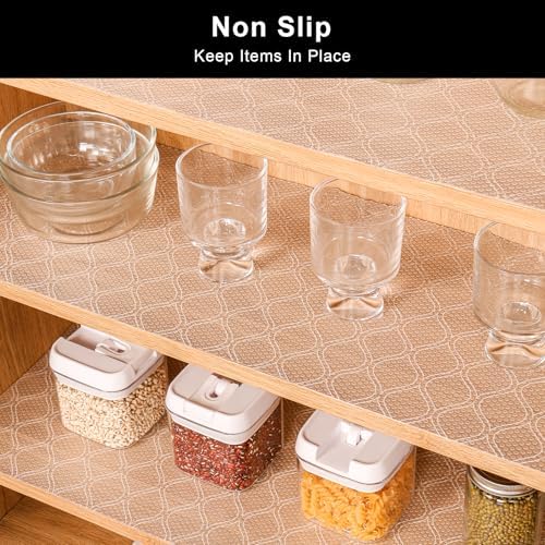 Cooyes Shelf and Drawer Liner for Kitchen Cabinets Non-Adhesive - Image 3