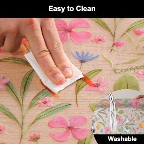 Cooyes Shelf Liner – Premium Non-Adhesive Cabinet & Drawer Liner for Kitchen – Waterproof Shelf Paper with Modern Pattern – Durable EVA Cabinet Mat – Easy to Cut （24" W x 360" L） - Image 6