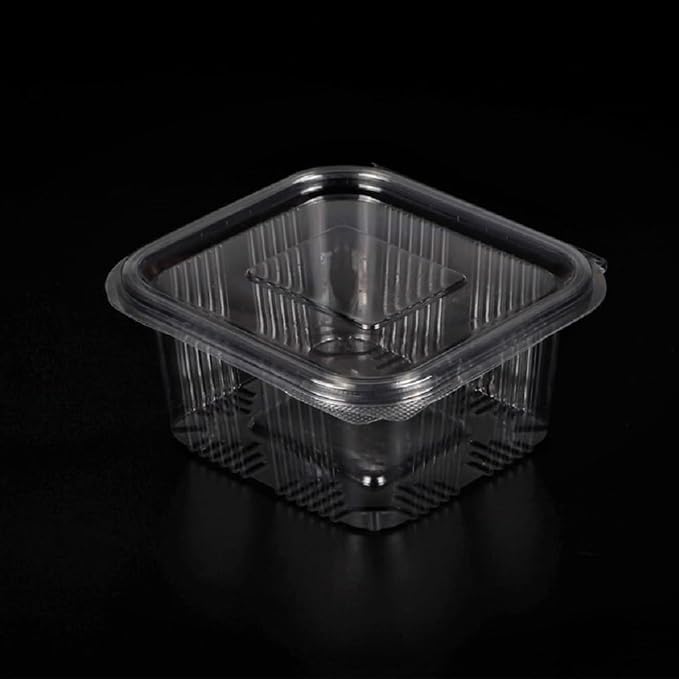 Limera Clear Plastic Food Containers with Hinged Lids, 100 Count, Disposable (34, Ounces), Transparent - Image 5