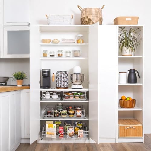HOLDN’ STORAGE Pull Out Cabinet Organizer, Pantry Drawer, 26"W x 21"D x 5"H - Image 2