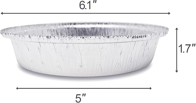 (360 Pack) Premium 6-Inch Round Foil Pans with Plastic Dome Lids l Heavy Duty l Disposable Aluminum Tin for Roasting, Baking, or Cooking - Image 3