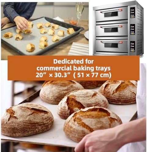 20x30" 1200 Bulk Sheets Unbleached Heavy-Duty Extra Large Parchment Paper | Food grade non-stick & greaseproof, oven safe for baking trays, pizza stones, bakery, catering & food service use - Image 4