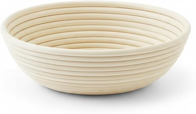 7" Round Banneton Proofing Basket – Premium Artisan Rattan Bread Proofing Basket for Sourdough, Boules, Artisan Bread Baking, Brotform Dough Rising by The Lucky Clover Trading by TheLuckyCloverTradingCo