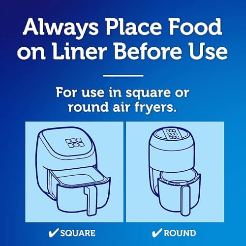 Reynolds Kitchens Air Fryer Liners 50 Count (Pack of 10) - Image 4