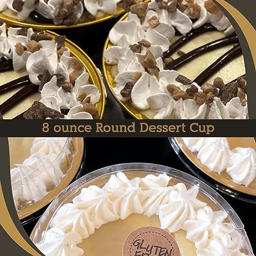 KitchenDance 8 oz Disposable Round Aluminum Foil Pan with Snap-on Plastic Lid - Mini Cake Pans with Lids, Mini Cake Tins, Mini Aluminum Pans with Lids - Vibrant Colors, Sturdy Scalloped Design - A8P - Image 6