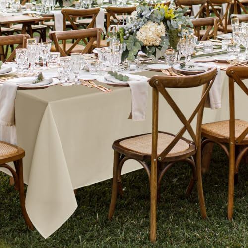 Fitable 8 Pack Nature Tablecloths 60x102 Inch for 6 Ft Rectangle Tables - Image 2
