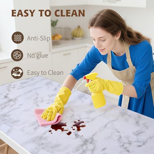 Shelf Liners for Kitchen Cabinets 17.3in x 30FT, Non Adhesive Drawer Liner - Image 4