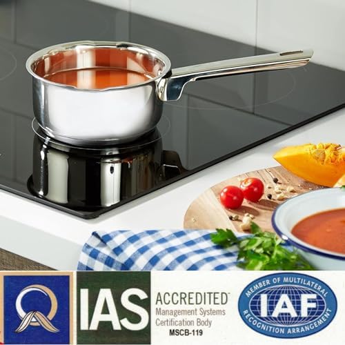 Penguin Home Professional Induction-Safe Saucepan with Lid, Stainless Steel, 18 cm, 2 L - Image 3