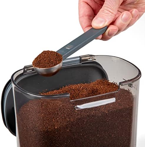 Progressive International ProKeeper+ Clear Plastic Airtight Food Baker's Kitchen Storage Organization Container Canister Set with Magnetic Accessories, 2- Piece Set (Coffee 2-Quart) - Image 2