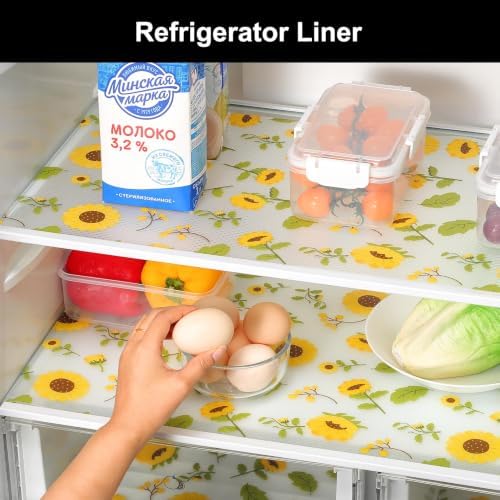 Cooyes Shelf Liner – Premium Non-Adhesive Cabinet & Drawer Liner for Kitchen – Waterproof Shelf Paper with Modern Pattern – Durable EVA Cabinet Mat – Easy to Cut （11.8" W x 120" L） - Image 6